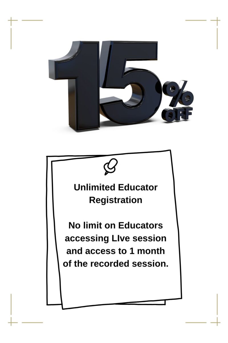Educator Programs - Unlimited Educator Package of 2  (15%) discount