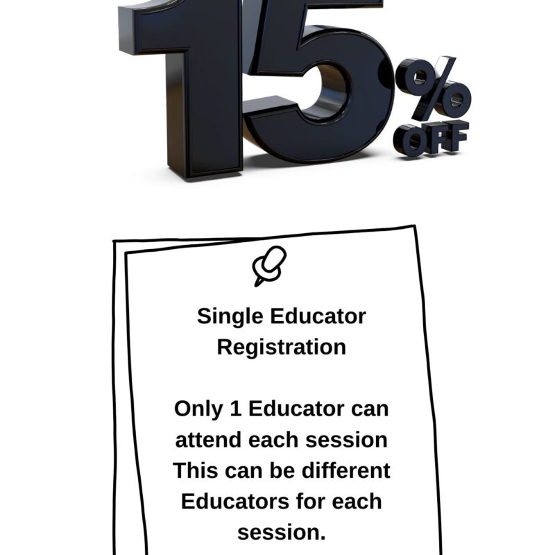 Educator Programs - Single Educator Package of 2  (15%) discount